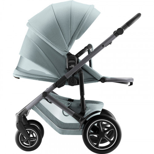 Коляска 4 в 1 Britax Roemer Smile 5Z Style и автокресло Baby-Safe Core Frost Grey + база Baby-Safe Core Harbor Blue