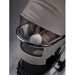 Детская коляска AmaroBaby Motus Premium Ecco 4 в 1 с автокреслом Rant Miro Olive и базой мокко