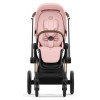 Коляска Cybex Priam IV Rosegold complete Aton B2 Dynamic Red Base One 4 в 1 Peach Pink
