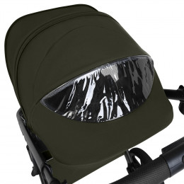Коляска 4 в 1 Sweet Baby SBL Dolce + автокресло Elegante Plus с базой i-Size ISOFIX DK780 Dark Green