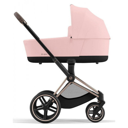 Коляска Cybex Priam IV Rosegold complete Aton B2 Dynamic Red Base One 4 в 1 Peach Pink