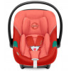 Коляска Cybex Priam IV Chrome Brown complete Aton S2 Hibiscus Red Base One 4 в 1 Mirage Grey