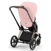 Коляска Cybex Priam IV Rosegold complete Aton B2 Dynamic Red Base One 4 в 1 Peach Pink
