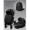 Детская коляска AmaroBaby Motus Premium Ecco Exclusive 4 в 1 с автокреслом Rant Miro Beige и базой черный