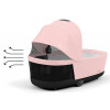 Коляска Cybex Priam IV Rosegold complete Aton B2 Dynamic Red Base One 4 в 1 Peach Pink