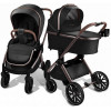 Детская коляска AmaroBaby Motus Premium Ecco Exclusive 4 в 1 с автокреслом Rant Miro Beige и базой черный