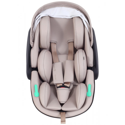 Детская коляска AmaroBaby Motus Premium Ecco Exclusive 4 в 1 с автокреслом Rant Miro Beige и базой черный