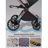 Детская коляска AmaroBaby Motus Premium Ecco Exclusive 4 в 1 с автокреслом Rant Miro Beige и базой черный