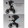 Детская коляска AmaroBaby Motus Premium Ecco Exclusive 4 в 1 с автокреслом Rant Miro Beige и базой черный