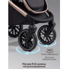 Детская коляска AmaroBaby Motus Premium Ecco Exclusive 4 в 1 с автокреслом Rant Miro Beige и базой черный