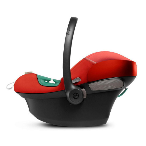 Коляска Cybex Priam IV Chrome Brown complete Aton S2 Hibiscus Red Base One 4 в 1 Mirage Grey