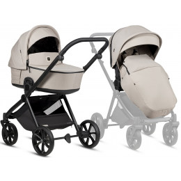 Детская коляска Tutis Mio 3 Plus Essential New 4 в 1 с автокреслом Elo Lux EduSky Black и базой 1622611 Moon Rock
