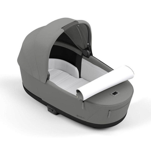 Коляска Cybex Priam IV Chrome Brown complete Aton S2 Hibiscus Red Base One 4 в 1 Mirage Grey