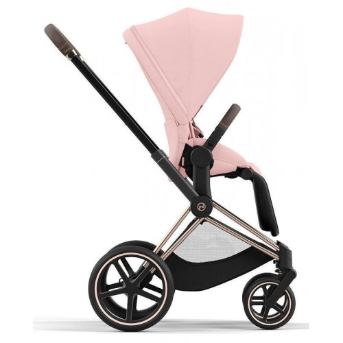 Коляска Cybex Priam IV Rosegold complete Aton B2 Dynamic Red Base One 4 в 1 Peach Pink
