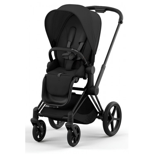 Коляска Cybex Priam IV Matt Black complete Cloud G Fog Grey Base G 4 в 1 Sepia Black
