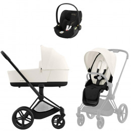 Коляска Cybex Priam IV Matt Black complete Cloud T Jeremy Scott Wings Base T 4 в 1 Off White