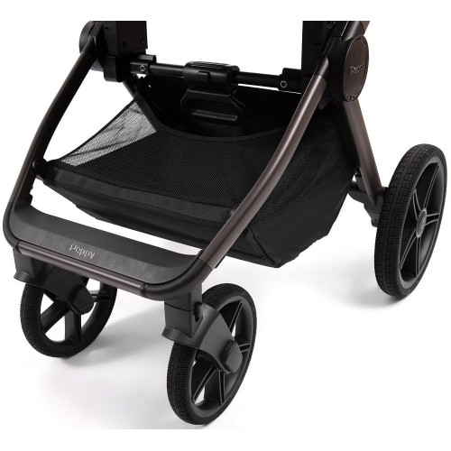 Детская коляска Peppy Monaco Thermo 4 в 1 с автокреслом Verona Black и базой Green (зеленый), рама серо-коричневая