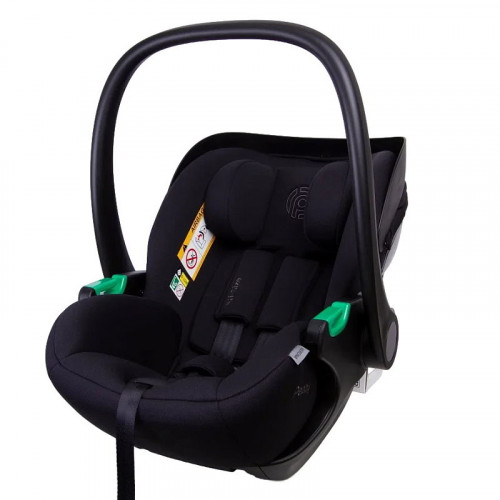 Детская коляска Peppy Monaco Thermo 4 в 1 с автокреслом Verona Black и базой Green (зеленый), рама серо-коричневая