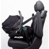 Детская коляска Peppy Monaco Thermo 4 в 1 с автокреслом Verona Black и базой Green (зеленый), рама серо-коричневая