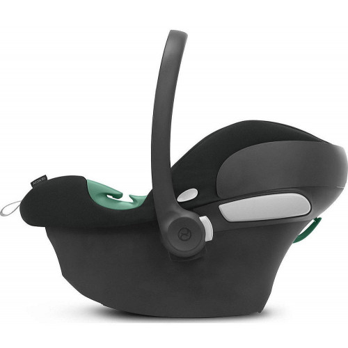 Коляска Cybex Balios S Lux SLV complete Aton B2 Volcano Black Base One 4 в 1 Stone Grey с дождевиками