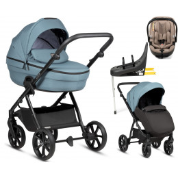 Детская коляска Tutis Uno 6 Plus Essential collection 4 в 1 с автокреслом Beno Beige и базой 1602143 Menta