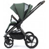 Детская коляска Peppy Monaco Thermo 4 в 1 с автокреслом Verona Black и базой Green (зеленый), рама серо-коричневая