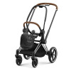 Коляска Cybex Priam IV Chrome Brown complete Cloud T One Love Base T 4 в 1 Leaf Green