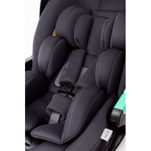 Детская коляска Peppy Monaco Thermo 4 в 1 с автокреслом Verona Black и базой Green (зеленый), рама серо-коричневая