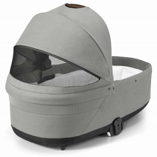 Коляска Cybex Balios S Lux SLV complete Aton B2 Volcano Black Base One 4 в 1 Stone Grey с дождевиками