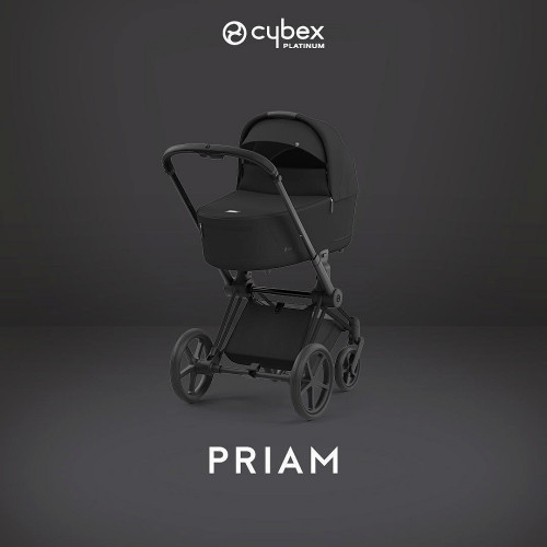 Коляска Cybex Priam IV Matt Black complete Cloud G Fog Grey Base G 4 в 1 Sepia Black