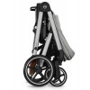 Коляска Cybex Balios S Lux SLV complete Aton B2 Volcano Black Base One 4 в 1 Stone Grey с дождевиками