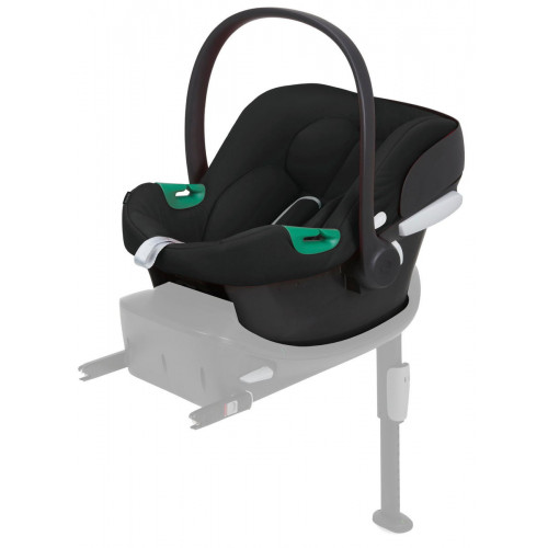 Коляска Cybex Balios S Lux SLV complete Aton B2 Volcano Black Base One 4 в 1 Stone Grey с дождевиками