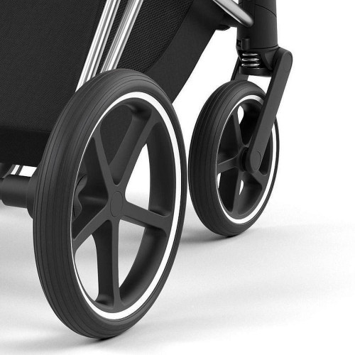 Коляска Cybex Priam IV Chrome Brown complete Aton B2 Steel Grey Base One 4 в 1 Mirage Grey