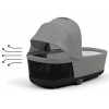Коляска Cybex Priam IV Chrome Brown complete Aton B2 Steel Grey Base One 4 в 1 Mirage Grey