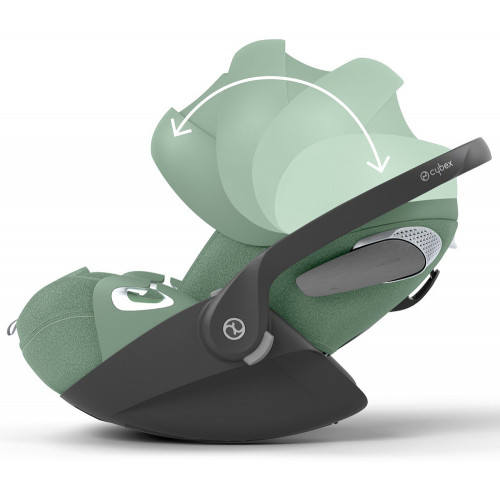 Коляска Cybex Balios S Lux SLV complete Cloud T Leaf Green Plus Base T 4 в 1 Stone Grey с дождевиками