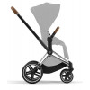 Коляска Cybex Priam IV Chrome Brown complete Aton B2 Steel Grey Base One 4 в 1 Mirage Grey