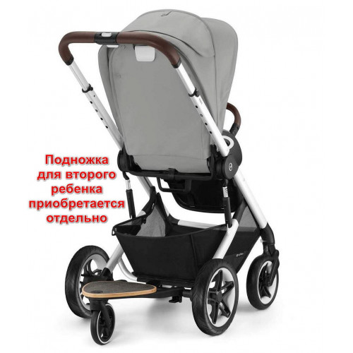 Коляска Cybex Talos S Lux SLV complete Cloud G Fog Grey Base G 4 в 1 Stone Grey с дождевиками