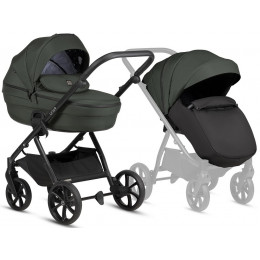 Детская коляска Tutis Uno 6 Plus Essential collection 4 в 1 с автокреслом Beno Black и базой 1602144 Pistaccio с сумкой