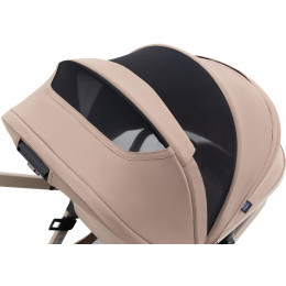 Коляска Agex Prima Pro 4 в 1 с автокреслом i-Safe Grey и базой APP232 Beige (Бежевый)