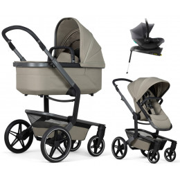 Детская коляска 4 в 1 Joolz Day 5 и автокресло Baby-Safe Core Midnight Grey2 и база Baby-Safe Core Sage Green