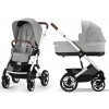 Коляска Cybex Talos S Lux SLV complete Cloud G Fog Grey Base G 4 в 1 Stone Grey с дождевиками