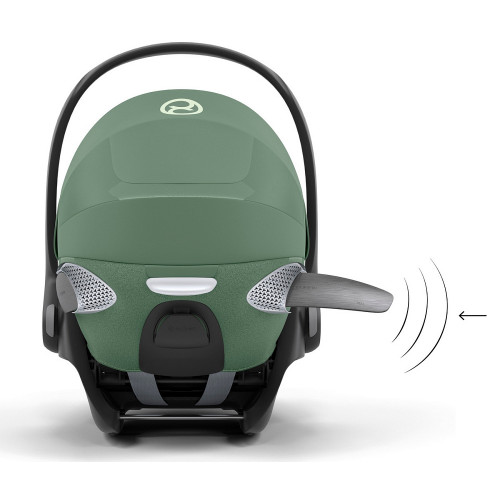 Коляска Cybex Balios S Lux SLV complete Cloud T Leaf Green Plus Base T 4 в 1 Stone Grey с дождевиками