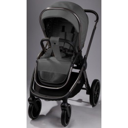 Детская коляска AmaroBaby Motus Premium Ecco 4 в 1 с автокреслом Rant Miro Beige и базой серый