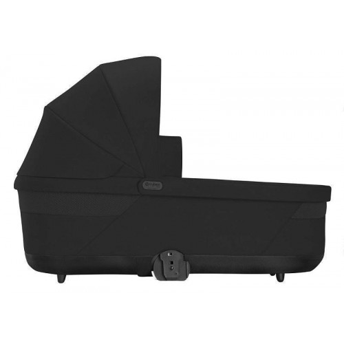 Коляска Cybex Talos S Lux BLK complete Aton B2 Bay Blue Base One 4 в 1 Moon Black с дождевиками