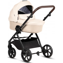 Детская коляска Tutis Leo 3 Plus 4 в 1 с автокреслом Elo Lux EduSky Black и базой 1582228 Caramel