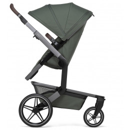 Детская коляска 4 в 1 Joolz Day 5 и автокресло Baby-Safe Core Midnight Grey и база Vario Base 5Z без адаптеров + конверт в подарок Forest green