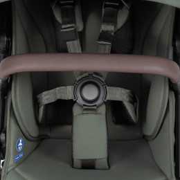 Детская коляска 4 в 1 Joolz Day 5 и автокресло Baby-Safe Core Midnight Grey и база Vario Base 5Z без адаптеров + конверт в подарок Forest green