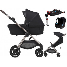 Детская коляска Anex iQ Premium NT 4 в 1 и автокресло Biuco BC100B + База Anex Karwala ISOFix iQ-06-NT-DNA smoky