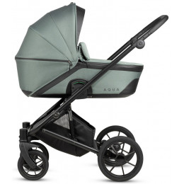 Детская коляска Noordi Aqua V2 4 в 1 с автокреслом Terra Black и базой 1482842 Fern
