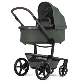 Детская коляска 4 в 1 Joolz Day 5 и автокресло Baby-Safe Core Midnight Grey и база Vario Base 5Z без адаптеров + конверт в подарок Forest green